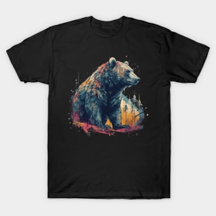 Abstract bear T-Shirt